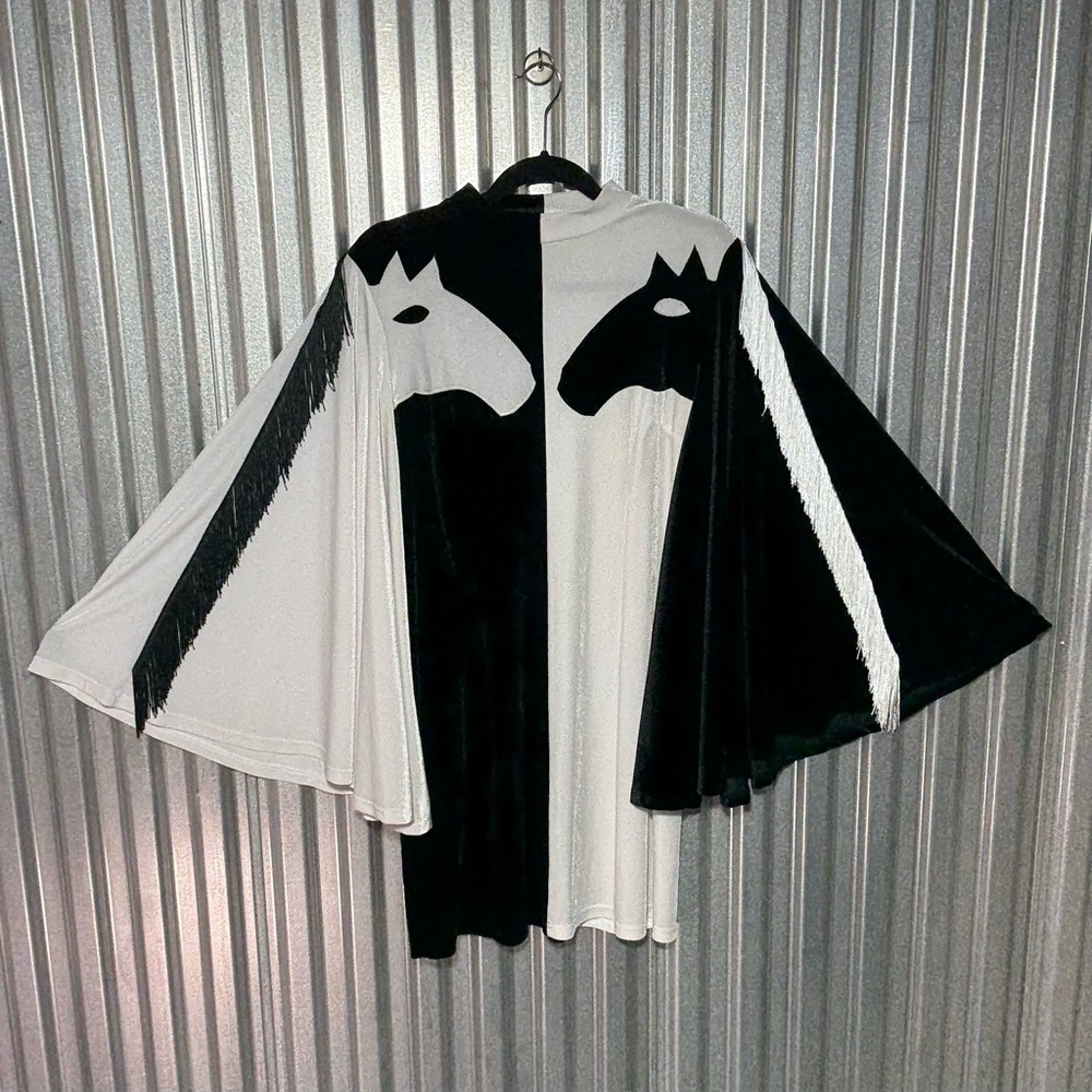 Fashion Brand Company Dueling Horses Thicc Boy Necks Dress, 1X, Penelope Gazin - Picture 2 of 9